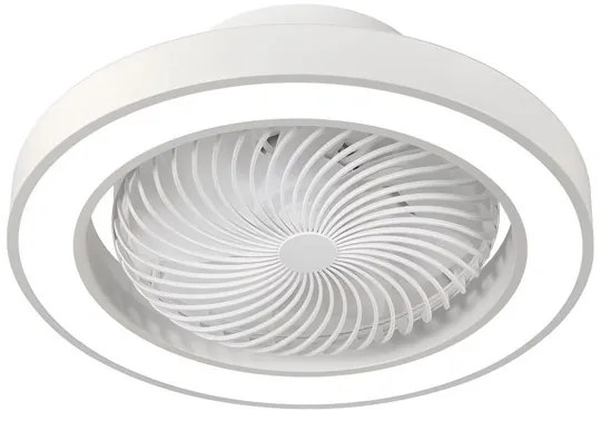Eurolamp Ανεμιστήρας Οροφής Φ50cm DC15w Με Φως LED CCT 50w Και Τηλεχειριστήριο Λευκό 300-25073