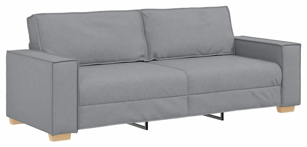 vidaXL Σετ Καναπέ με μαξιλάρι 3 pcs Γκρι 220 x 78 x 84 εκ. ύφασμα