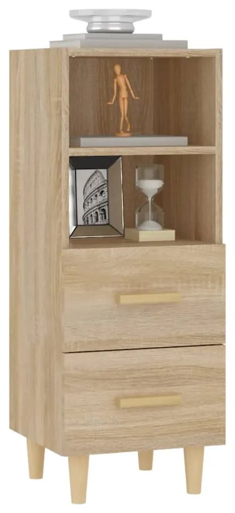 vidaXL Ντουλάπι Sonoma Δρυς 34,5x34x90 εκ. από Επεξεργασμένο Ξύλο