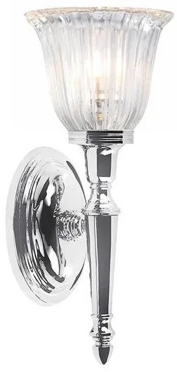 Απλίκα Φωτιστικό Μπάνιου 1xG9 IP44  33cm  Dryden Elstead Lighting-BATH-DRYDEN1-PC-Χρώμιο BATH-DRYDEN1-PC