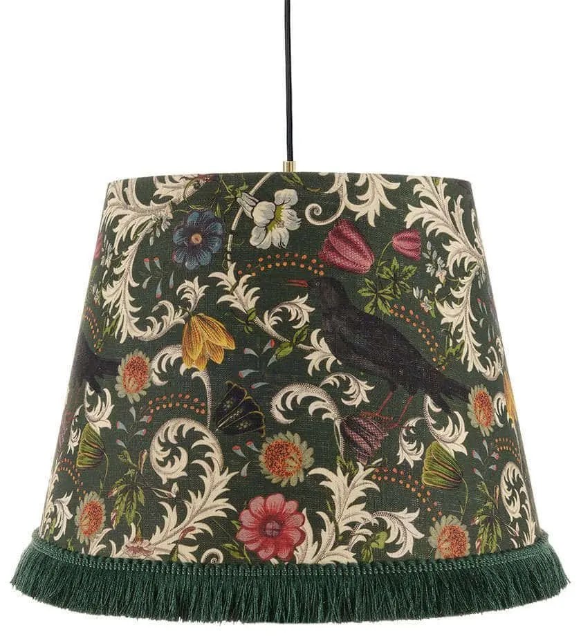 Φωτιστικό Οροφής Feketerigo CL50375 ø35xø45xH30 Green-Multi MindTheGap Metal, Fabric
