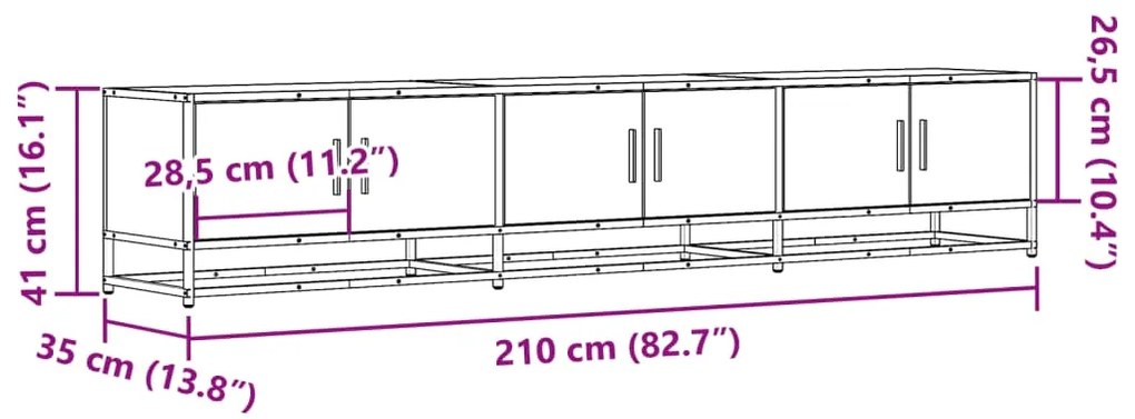 ΈΠΙΠΛΟ ΤΗΛΕΟΡΑΣΗΣ ΜΑΥΡΟ 210X35X41 ΕΚ. ΕΠΕΞΕΡΓΑΣΜΕΝΟ ΞΥΛΟ 3300790