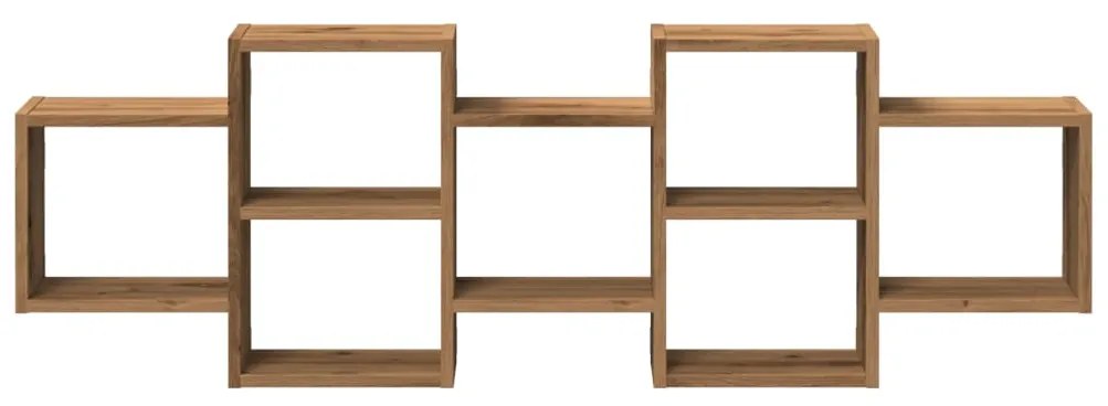 vidaXL Ράφι Τοίχου Αρτισιανή Δρυς 129x18x42 εκ. από Επεξεργασμένο Ξύλο