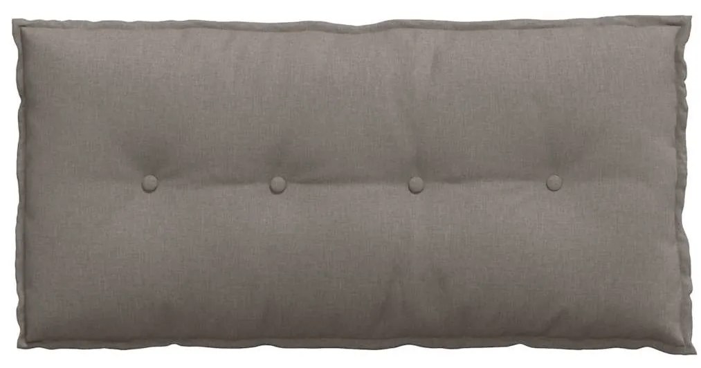 vidaXL Μαξιλάρι Πλάτης Taupe 100 x 19 x 50 εκ ύφασμα