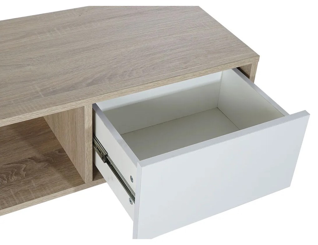 Τηλεόραση DKD Home Decor Λευκό Μέταλλο Ξύλο MDF (160 x 40 x 50 cm)