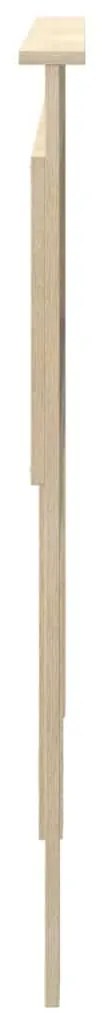 vidaXL Κεφαλάρι με κεφαλάρι Δρύς Sonoma 135 cm Επεξεργασμένο ξύλο