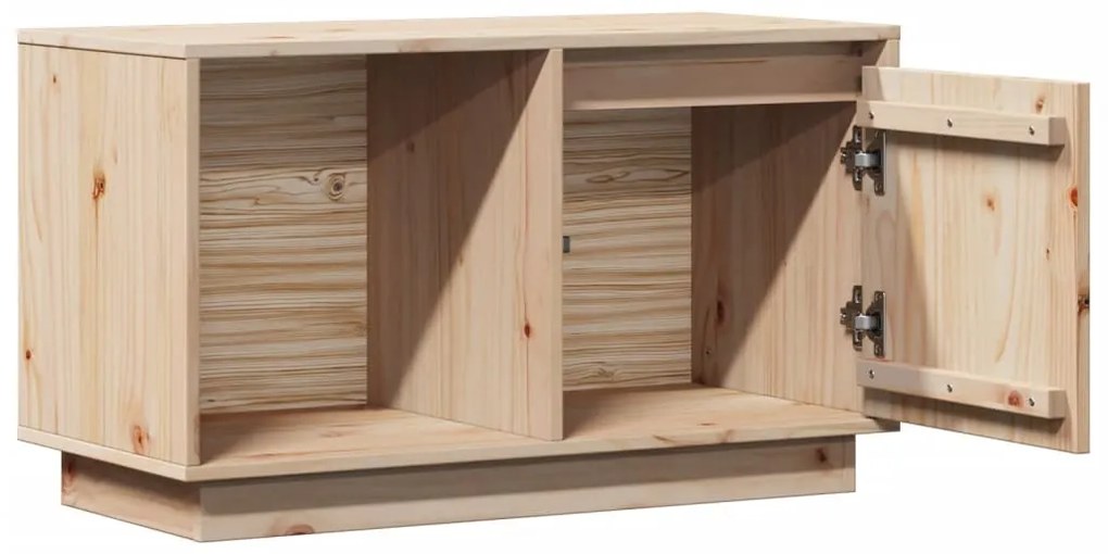 vidaXL Έπιπλο Τηλεόρασης 74 x 35 x 44 εκ. από Μασίφ Ξύλο Πεύκου