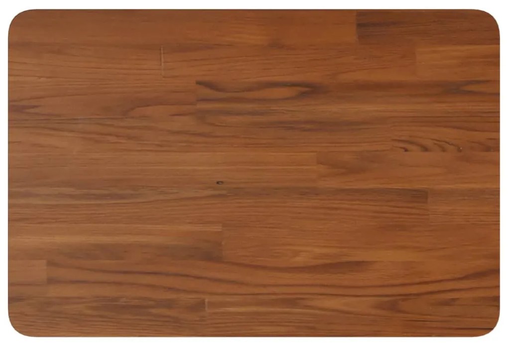 vidaXL Πάγκος Μπάνιου Σκ. Καφέ 60 x 40 x 1,5 εκ. Επεξ. Μασίφ Ξύλο