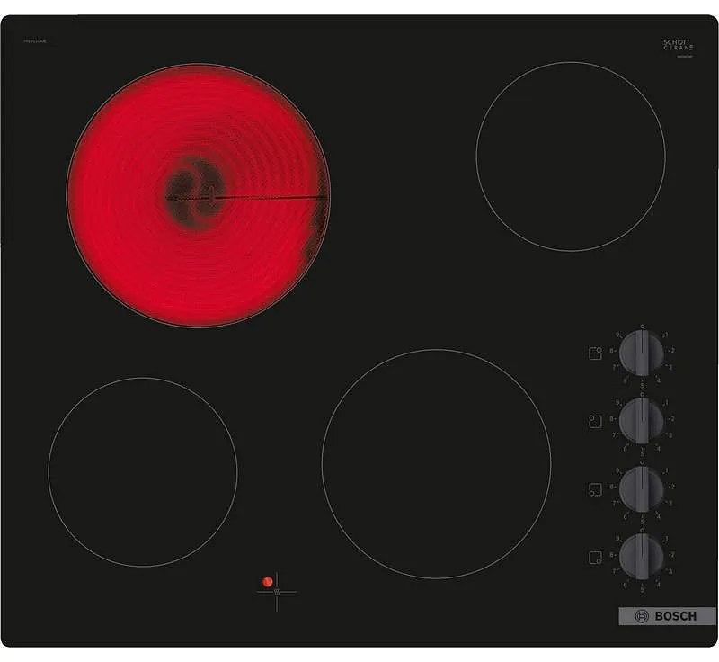 Bosch PKE611CA3E Κεραμική Εστία Αυτόνομη 59.2x52.2εκ., Μαύρη