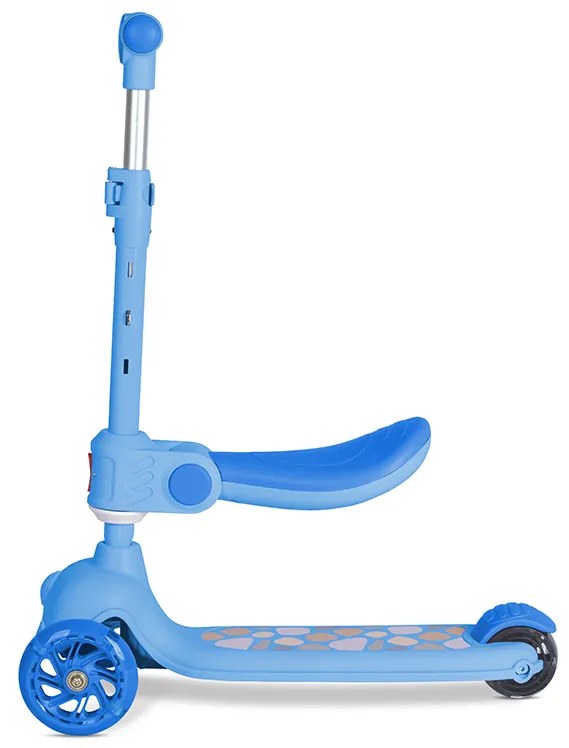 Πατίνι Scooter Jetster Plus Τρίτροχο Με Κάθισμα  Blue  10390240004  Lorelli