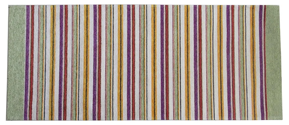 Πατάκι LAOS Chenille Green 65x160cm