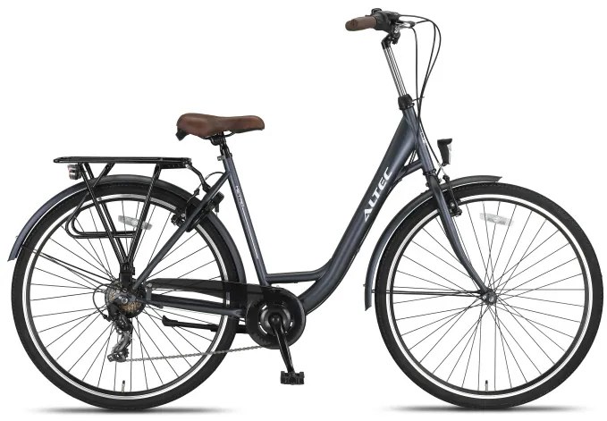 Metro 28 Inch 52 cm Women 7SP Rim Brakes AnthraciteAltec