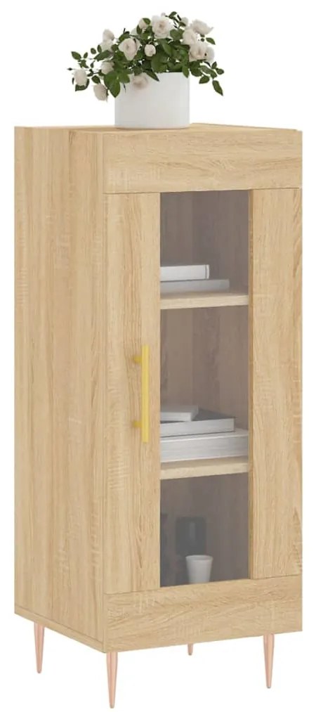 vidaXL Ντουλάπι Sonoma Δρυς 34,5x34x90 εκ. από Επεξεργασμένο Ξύλο