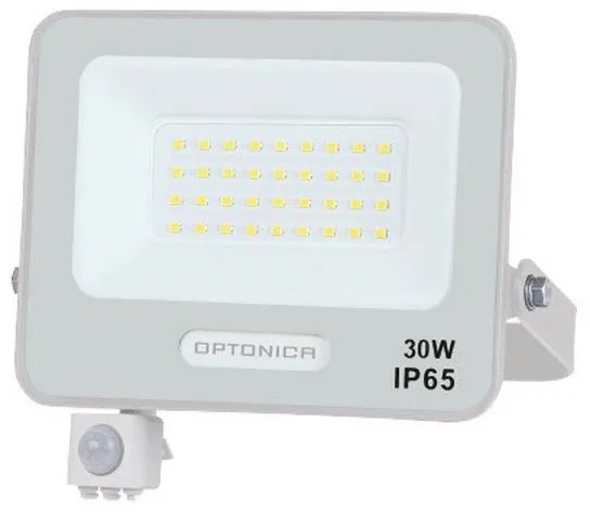 Προβολέας Led MTN-158451 Με Αισθητήρα PIR SMD 30W 3000K 2700lm IP65 15,9x17,8x3cm White Metanor