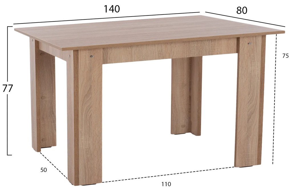 ΣΕΤ ΤΡΑΠΕΖΑΡΙΑΣ 5ΤΜΧ KELVIN HM21117 ΤΡΑΠΕΖΙ ΜΕ ΚΑΡΕΚΛΕΣ ΜΕΤΑΛΛΙΚΕΣ ΜΕ ΥΦΑΣΜΑ (1 Τεμμάχια)