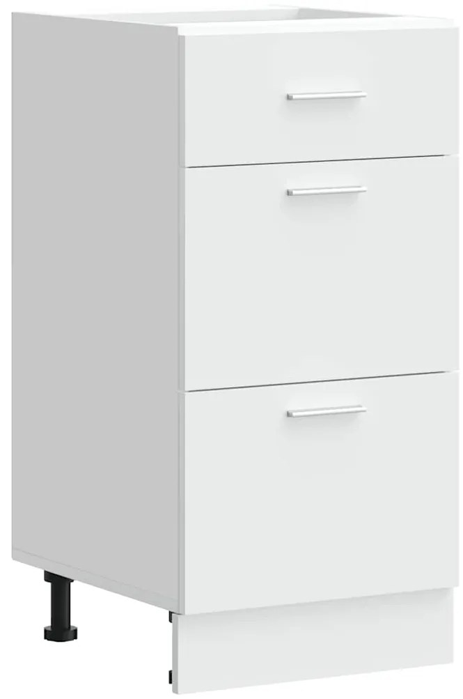 vidaXL Κάτω ντουλάπι Lyon λευκό 40x46x81,5 cm Ξύλινο μηχανουργικό ξύλο