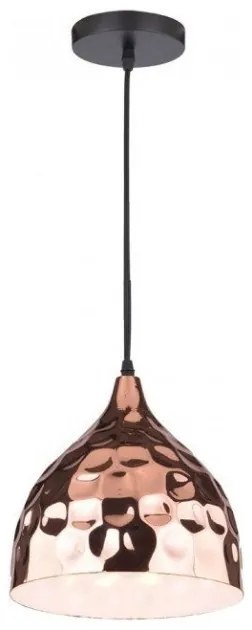 Κρεμαστό Φωτιστικό Χαλκός Rose Gold με ντουί Ε27 Φ230 3715 VTAC-3715-Rose Gold 3715