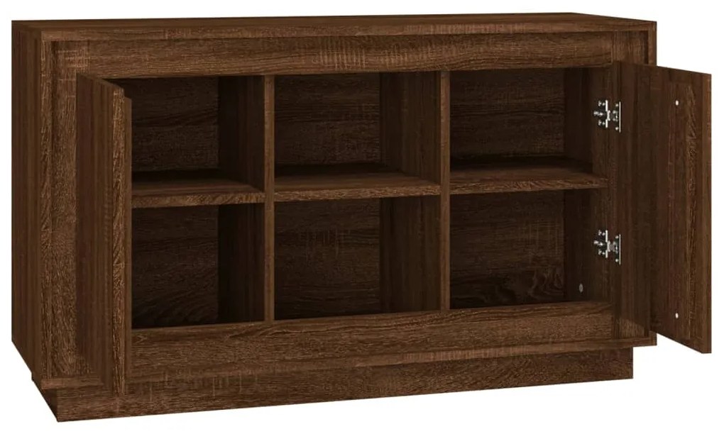 vidaXL Μπουφές Μαύρο 102x35x60 εκ. από Επεξεργασμένο Ξύλο