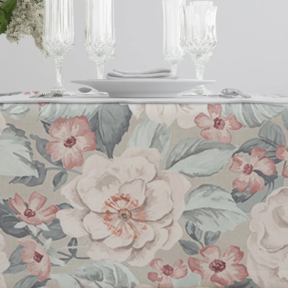 Τραπεζομάντηλο Roses Βεραμάν 140x140 - Borea Home