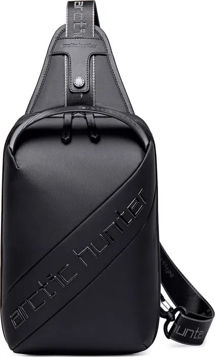 ARCTIC HUNTER τσάντα Crossbody XB00121-BK, αδιάβροχη, μαύρη