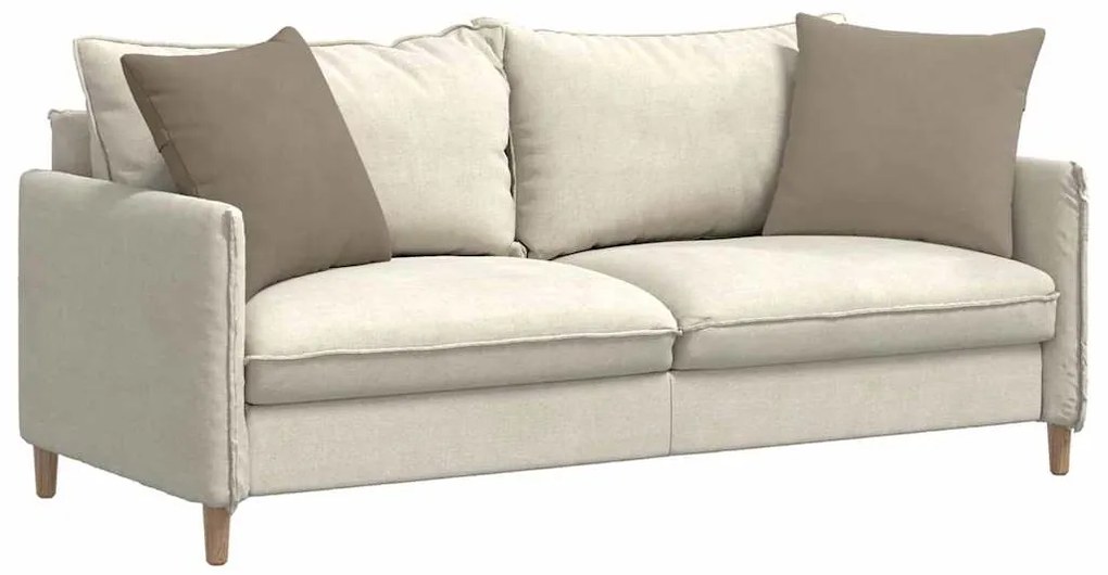 vidaXL Μαξιλάρι Καναπέ 2 pcs Taupe 50 x 50 cm ύφασμα