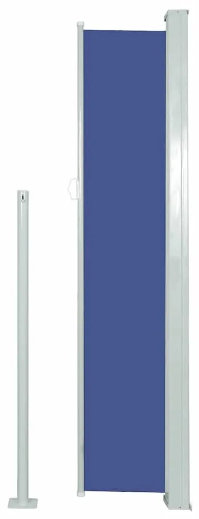 vidaXL Σκίαστρο Πλαϊνό Συρόμενο Μπλε 140 x 300 εκ.