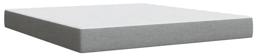 ΚΡΕΒΑΤΙ BOXSPRING ΜΕ ΣΤΡΩΜΑ ΑΝΟΙΧΤΟ ΓΚΡΙ 180X200 ΕΚ. ΥΦΑΣΜΑΤΙΝΟ 3287161