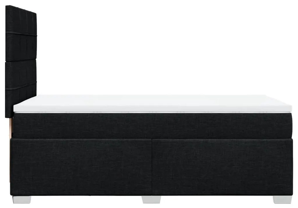 ΚΡΕΒΑΤΙ BOXSPRING ΜΕ ΣΤΡΩΜΑ ΜΑΥΡΟ 90X190 ΕΚ.ΥΦΑΣΜΑΤΙΝΟ 3292645