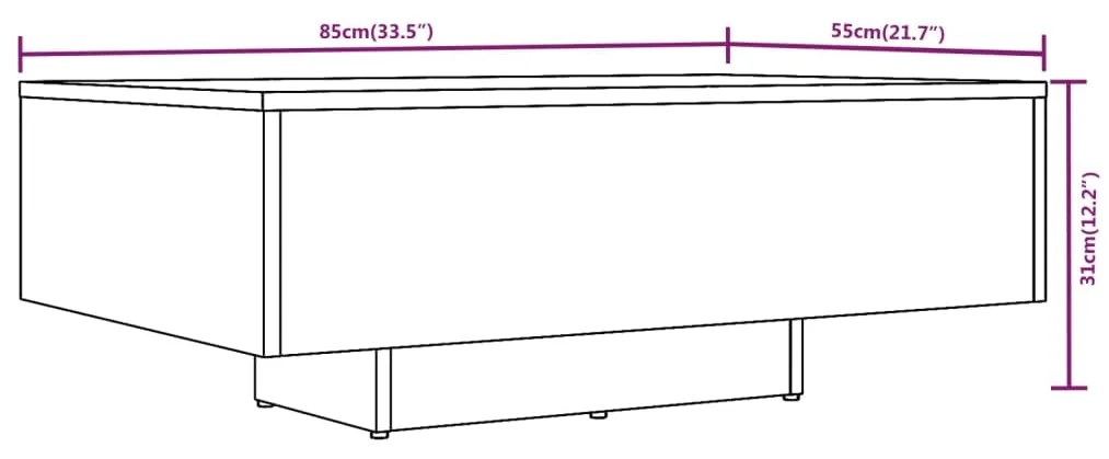 ΤΡΑΠΕΖΑΚΙ ΣΑΛΟΝΙΟΥ ΓΚΡΙ SONOMA 85X55X31 ΕΚ. ΕΠΕΞΕΡΓΑΣΜΕΝΟ ΞΥΛΟ 815760