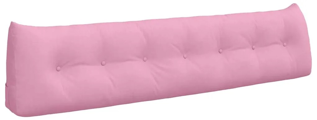 vidaXL Μαξιλάρι Πλάτης Ροζ 200 x 24 x 50 εκ ύφασμα