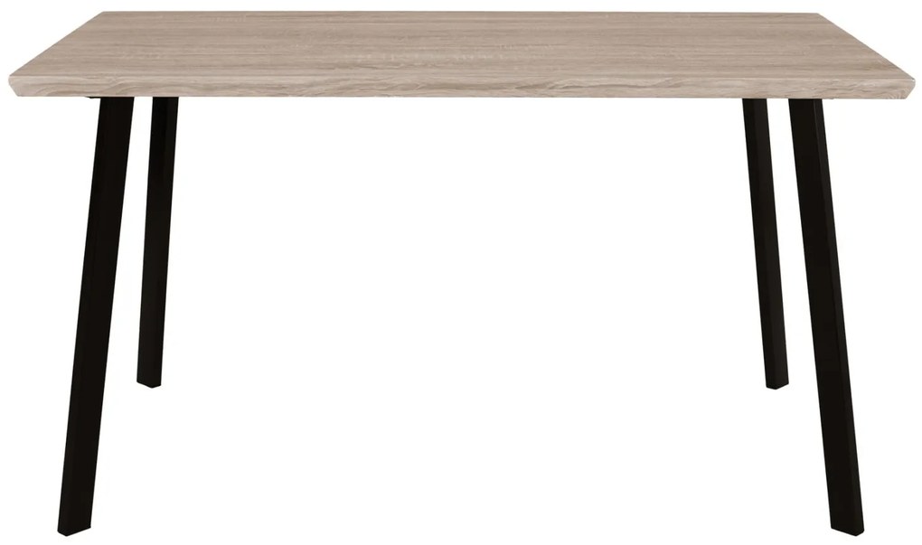 Τραπέζι OFIRA με Μαύρα πόδια Sonama 140x80x76Y εκ. 140x80x76 εκ.