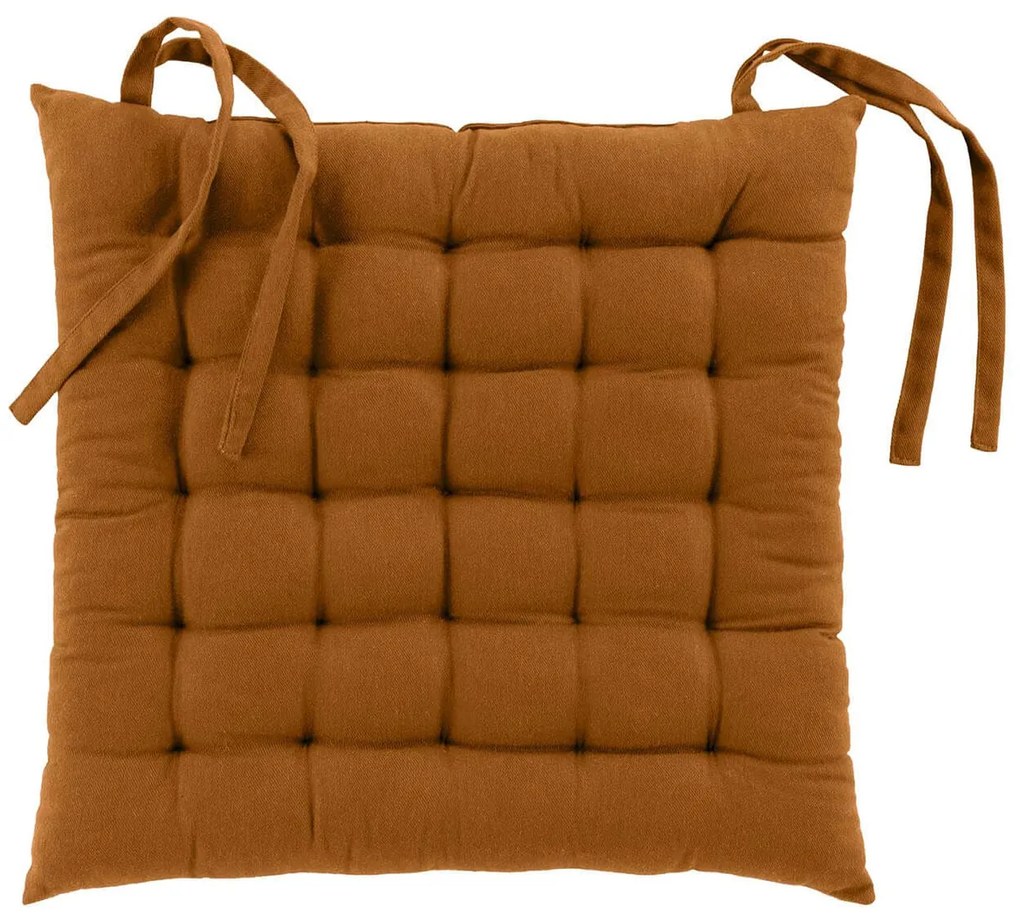 Διακοσμητικό Μαξιλάρι Καρέκλας Twily Douceur d'intérieur με διαστάσεις 38x38cm - Camel Brown