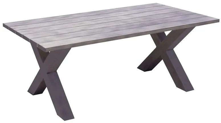 ALLEY Τραπέζι Dining Κήπου-Βεράντας ALU Grey  220x94x72cm [-Γκρι-] [-Αλουμίνιο-] Ε6842,2