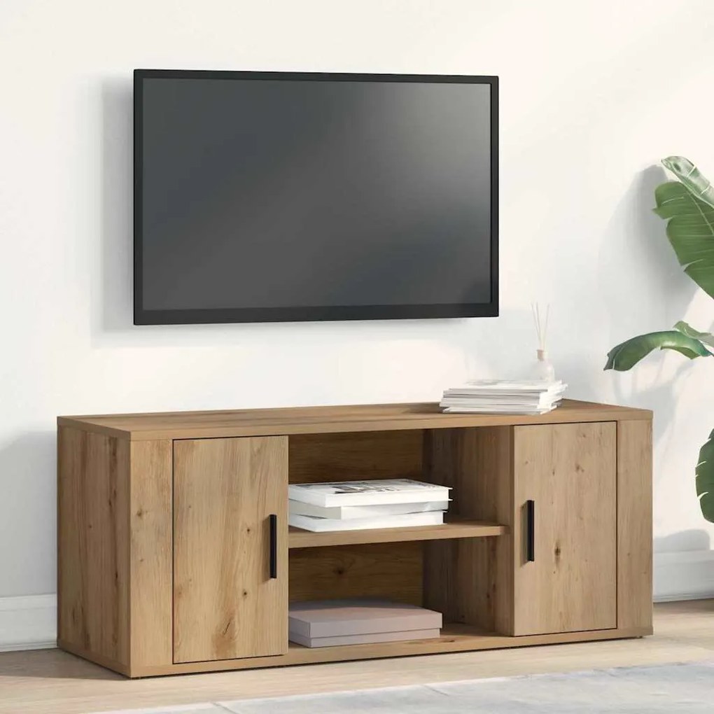 Ντουλάπι TV artisan δρυς 100 x 35 x 40 εκ Επεξεργασμένο ξύλο
