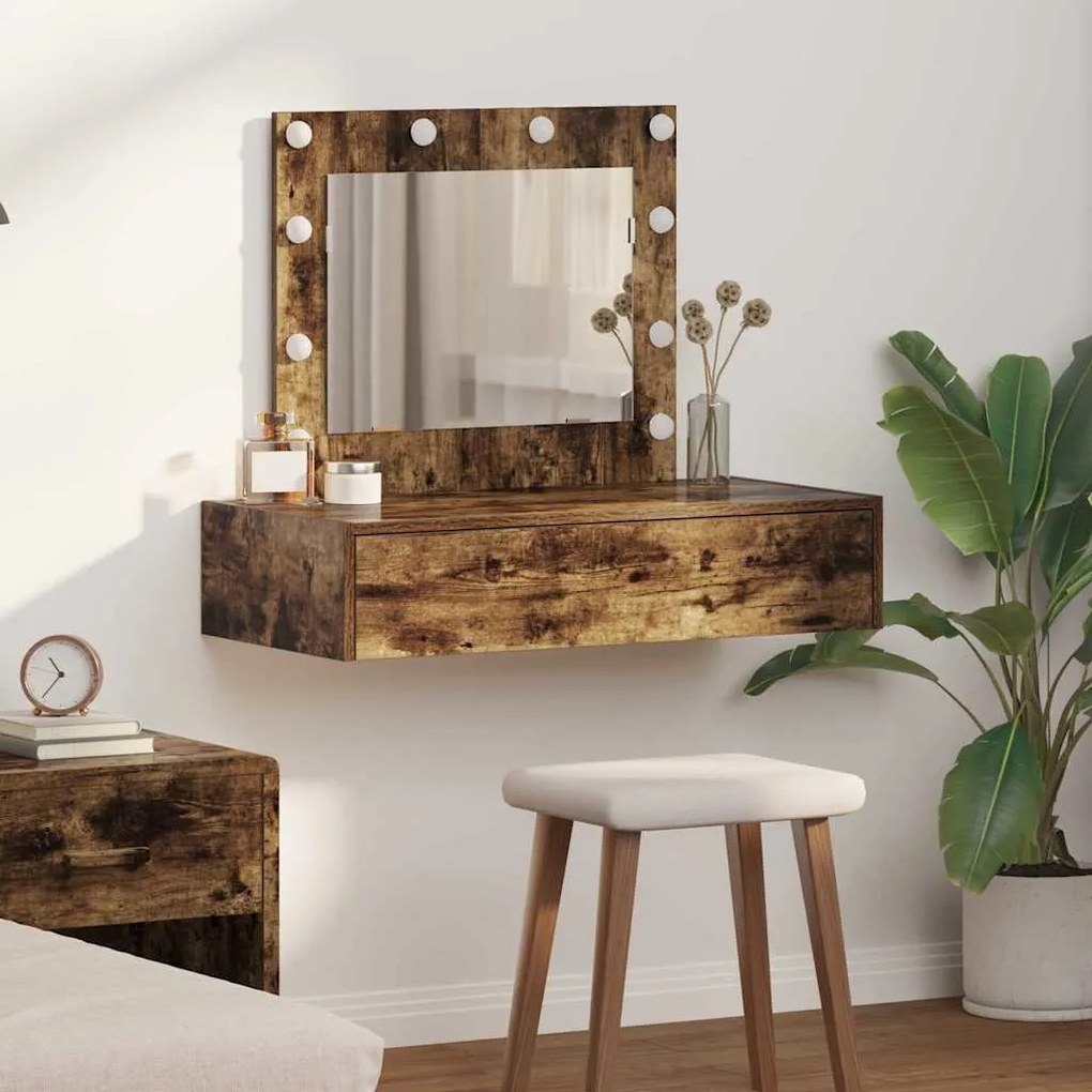 vidaXL Τραπέζι περιποίησης Καφέ 83 x 40 x 70 εκ Επεξεργασμένο ξύλο