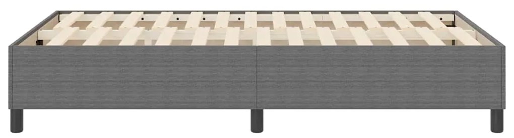 vidaXL Κρεβάτι με ελατήρια Ανοιχτό γκρι 120 x 190 cm Βελούδο