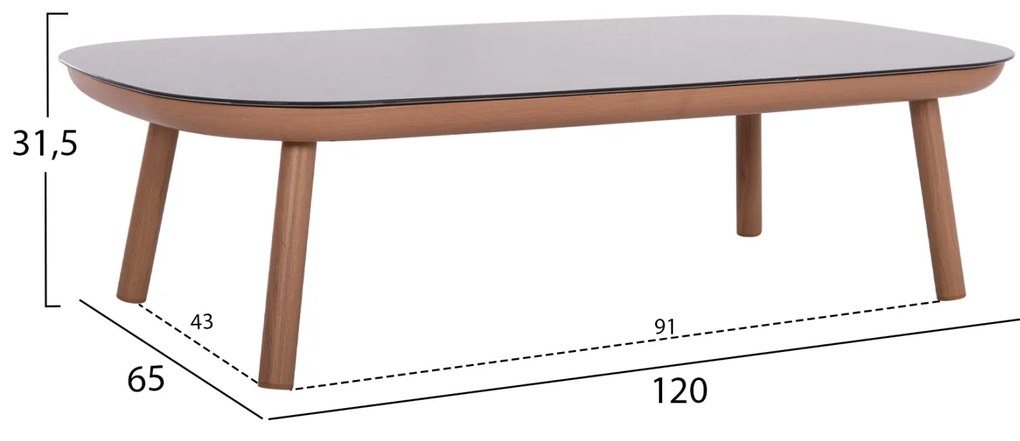 ΣΕΤ ΣΑΛΟΝΙ ΕΞ.ΧΩΡΟΥ 5ΤΜΧ KROM HM6360.02 ΑΛΟΥΜΙΝΙΟ--ΣΧΟΙΝΙ STRAP--3D PRINTED ΓΥΑΛΙ