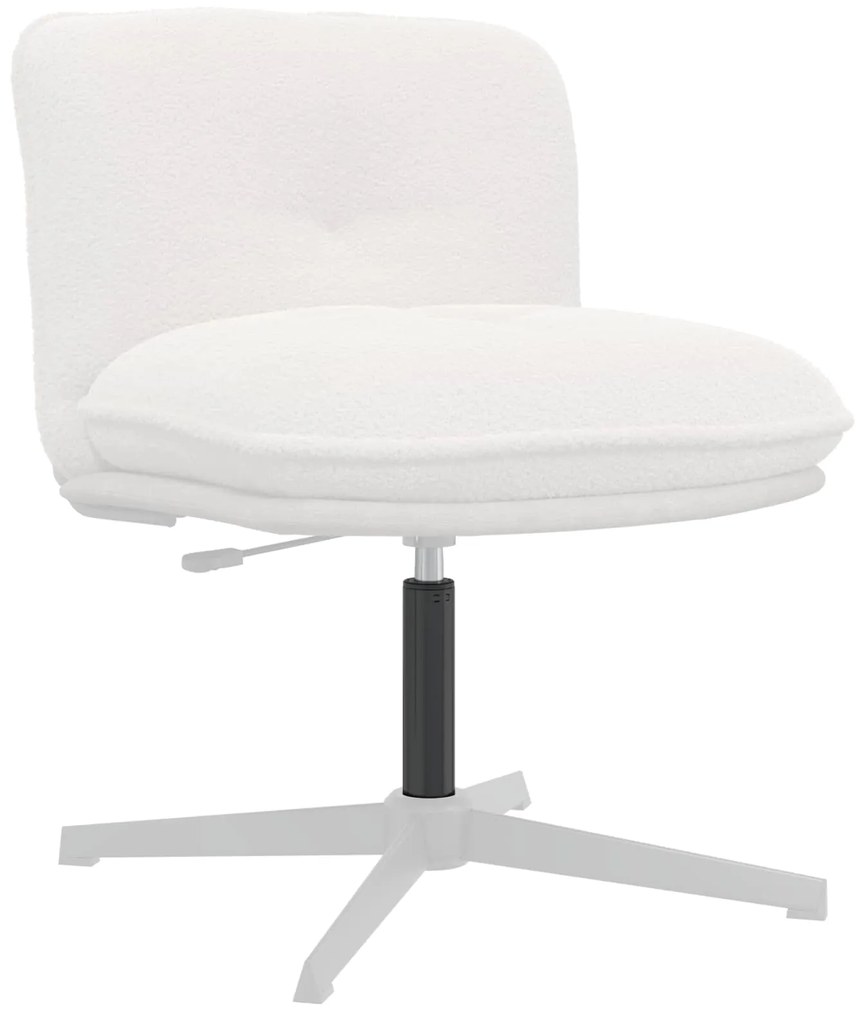 vidaXL Κύλινδρος Αερίου Καρέκλας Γραφείου Μαύρο 14 cm Σίδερο