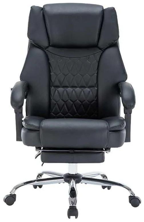 Καρέκλα γραφείου διευθυντή Thrive pakoworld Premium Quality μηχανισμός massage-θερμαινόμενη πλάτη pu μαύρο