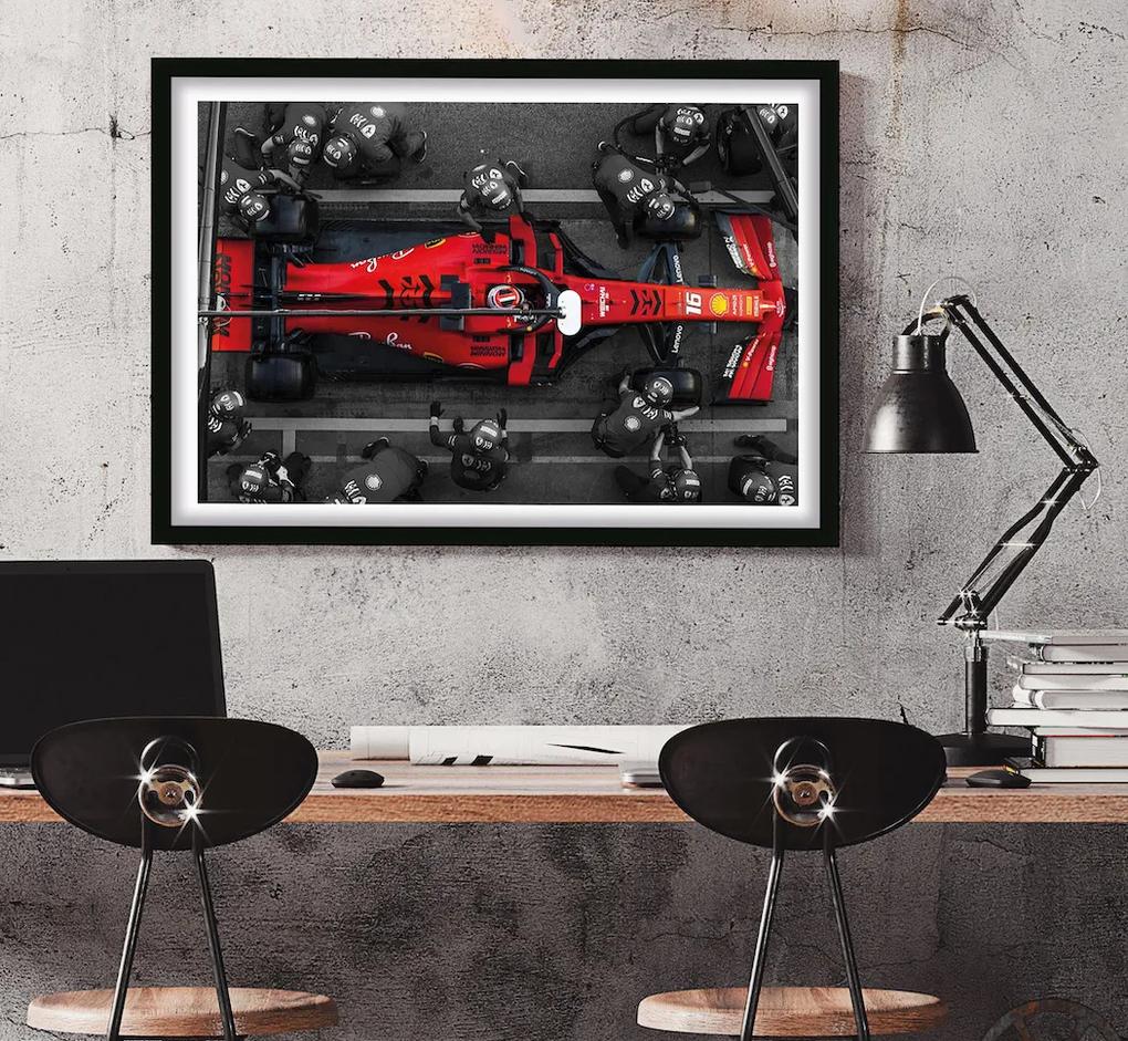 Πόστερ &amp; Κάδρο Sebastian Vettel Ferrari F032 40x50cm  Εκτύπωση Πόστερ (χωρίς κάδρο)