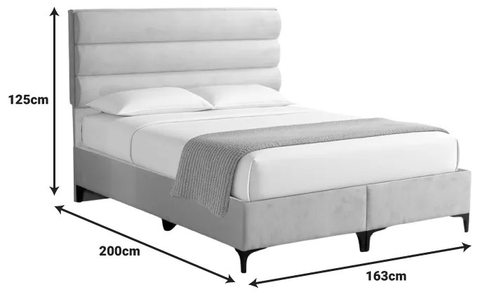 ΚΡΕΒΑΤΙ LIMIT PAKOWORLD ΥΦΑΣΜΑ ΣΕ ΑΝΘΡΑΚΙ ΑΠΟΧΡΩΣΗ 160X200ΕΚ