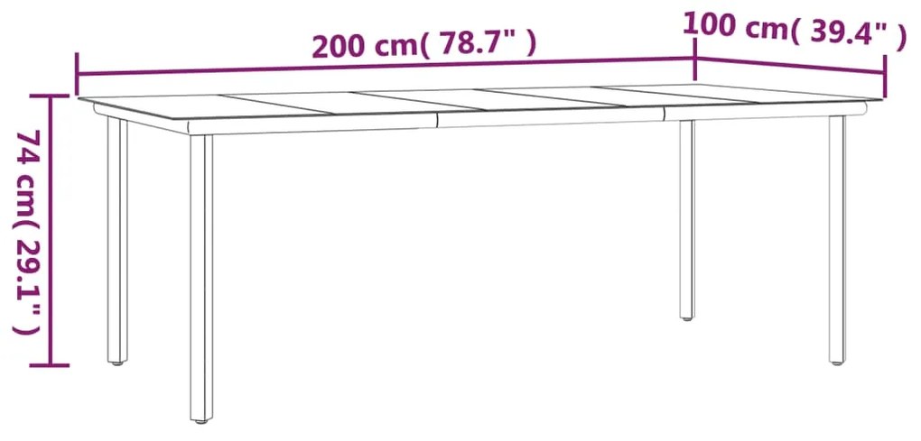 ΣΕΤ ΤΡΑΠΕΖΑΡΙΑΣ ΚΗΠΟΥ 7 ΤΕΜ. ΣΥΝΘ. ΡΑΤΑΝ / ΑΤΣΑΛΙ ΜΕ ΜΑΞΙΛΑΡΙΑ 3186997