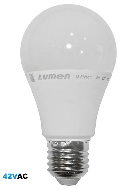 Adeleq Λάμπα Led Αχλάδι Ε27 8W 42Vac Λευκό 4000Κ 13-272581