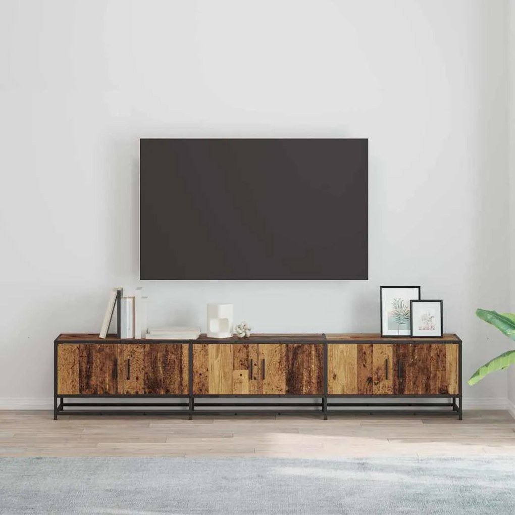 vidaXL Ντουλάπι TV Παλαιό ξύλο 210 x 35 x 41 εκ Επεξεργασμένο ξύλο