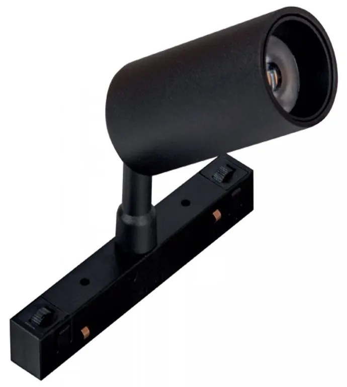 Σποτ Μαγνητικής Ράγας 20406 7W 4000K 605Lm 3,7x8,7cm On/Off Black