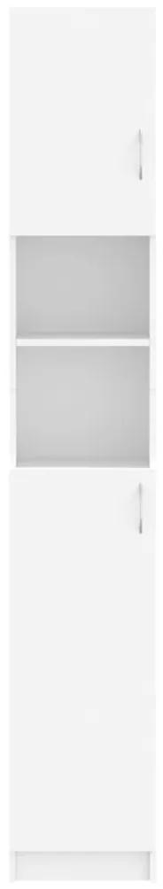 vidaXL Στήλη Μπάνιου Λευκή 32 x 25,5 x 190 εκ. από Μοριοσανίδα
