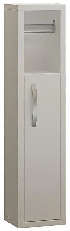 Ντουλάπι-στήλη Μaretto σε λευκή απόχρωση 16x14x70εκ 16x14x70 εκ.