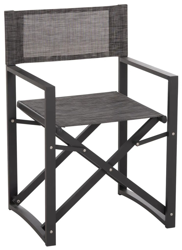 Καρέκλα - Πολυθρόνα Σκηνοθέτη DUPRE C5094.01 Γκρί Αλουμινίου 57x48,5x85,5Y εκ. 57x48.5x85.5 εκ.