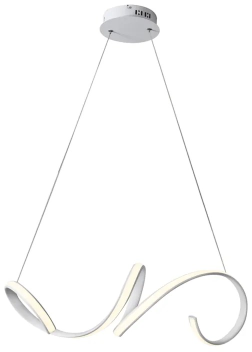 Φωτιστικό Κρεμαστο Aca HM91LEDP64WH CLEO Λευκό (White) 3000K