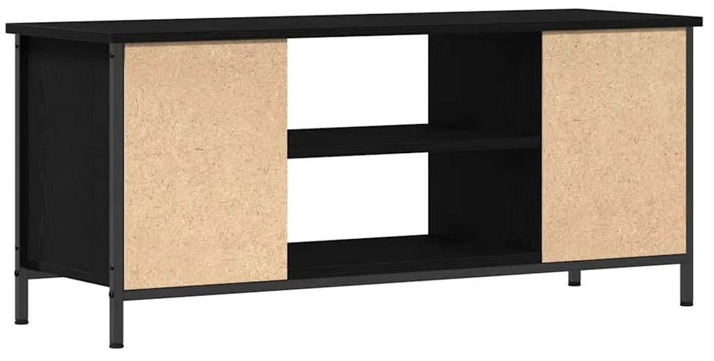 vidaXL Ντουλάπα Τηλεόρασης Μαύρη δρυς 102 x 35 x 45 εκ.